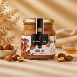 AMLOU D’AMANDE À L’HUILE D’OLIVE